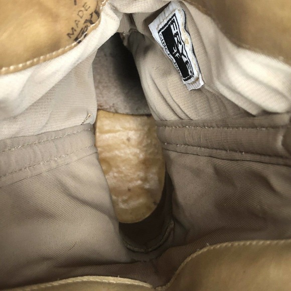 Frye Womens Leather Slip On Cowboy Boots Tan 7 - Picture 6 of 9